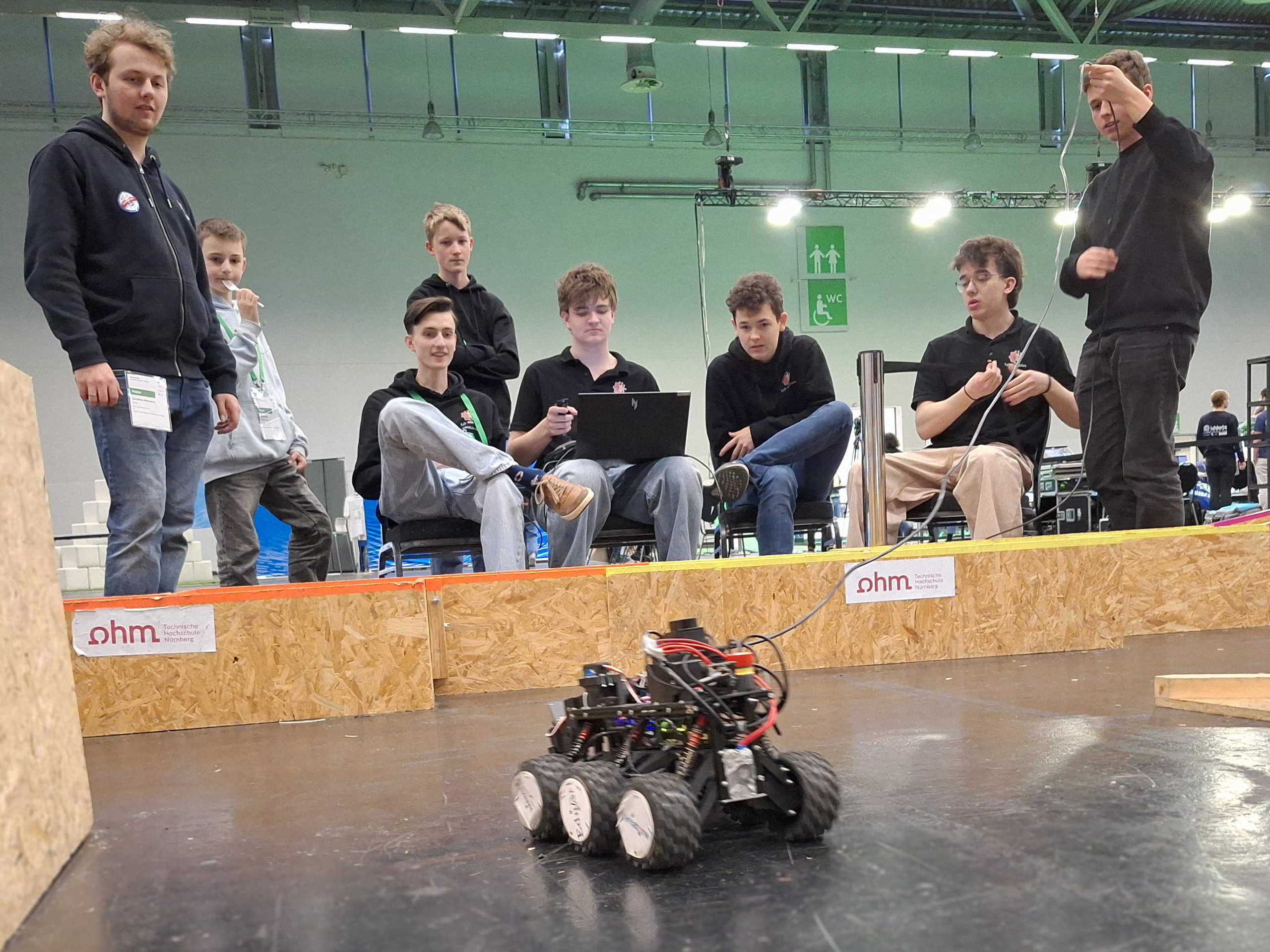 Das Finale beim RoboCup Köln. 